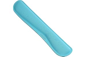 AULEEP Handgelenkauflage für Tastatur, Ergonomisch Schonende Tastatur-Pad, Memory-Schaum Handgelenk für pc, Computer, Laptop, Mac Gaming Blau