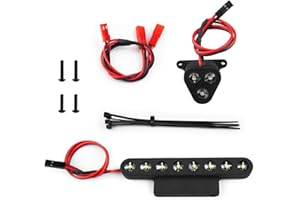 AXspeed RC Scheinwerfer Rücklicht Set Vorne & Hinten LED Licht Lampe für 1:8 Arrma Notorious 6S-V6 BLX RC Car