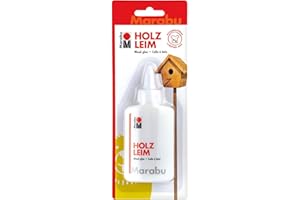 Marabu 0315005000001 Kids - Cola de madera para niños, a base de agua, para manualidades con madera, pegamento, lavable, 100 ml, transparente , color/modelo surtido