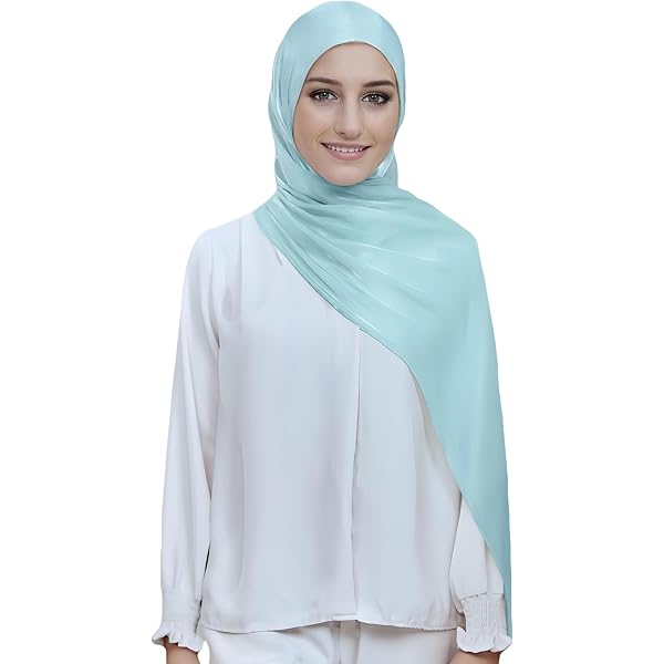 Sciarpa donna rete Dupatta chiffon stola paillettes lungo chunni hijab