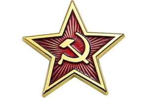 AOTEMAN Roter Stern Hammer Sichel kommunist ische Abzeichen Mode Freiheit Gleichheit Pin russische Geschenke Sowjetunion Broschen für Frauen Männer