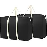 Pack of 2 Duvet Storage Bags 89L | Foldable Clothes Storage Bag for Bedding, Travel, with Zip, Organizer for Clothes, Pillows