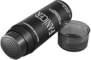 AUBEIFOU Fibre capelli,Nasconde la caduta dei capelli nelle,Castano scuro.