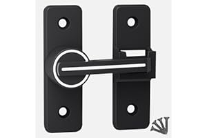 VAIAV Riegelschloss Leuchtend Türriegel Edelstahl Tür Riegel Schiebetürschloss 180° Schlossriegel mit Schrauben Schieberiegel für alle Innen- und Außentüren…