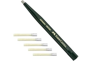 Faber-Castell E-Motion Twist Pen With Fibre Pen Barrel Colour Green, + 5 Ersatzminen