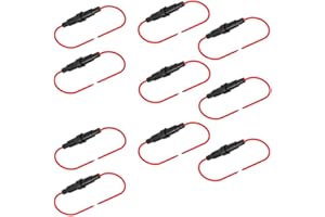 MOVILIDEAS Lot de 10 porte-fusibles aériens pour fusibles en verre et céramique 5 x 20 mm