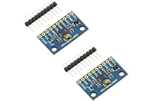 HiLetgo 2pcs MPU9250/6500 9-Axis 9 DOF 16 Bit Gyroscope Acceleration Magnetic Sensor 9-Axis Attitude +Gyro+Accelerator+Magnetometer Sensor Module IIC/SPI for Arduino GY-9250