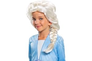 DISGUISE Disney Parrucca Elsa Frozen Bambina, Accessorio Ufficiale Disney Bambine Taglia Unica
