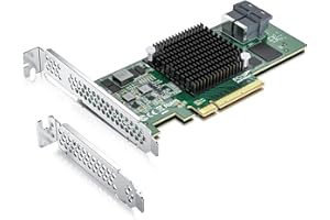 ipolex 12G Internal PCI-E SAS/SATA HBA Controller Card, Broadcom's SAS3008, Compatible for SAS9300-8I