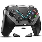 Diswoe Controller für Switch/Switch Lite/Switch OLED, Wireless Pro Controller mit Makro/Aufwachen/Leuchtend/Turbo/6 Achsen Gy