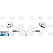 Specchietto Retrovisore Sinistro Cromato Per Piaggio Vespa PX - Originale Con Freni A Disco - Foto 3