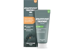 Healthcare by Amazon Gel para el tratamiento del pie de atleta, 60ml, (anteriormente Amazon Basic Care); el embalaje puede variar