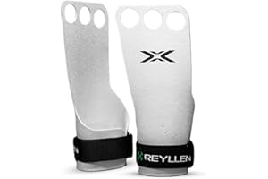Reyllen® Panda XSF Gymnastic Grips, 3-Hole Hand Grips Strengthener for Crossfit, Weightlifting, Powerlifting, Athletes Palm Protection Hand Guards, Unisex Fitness Workout Equipment
