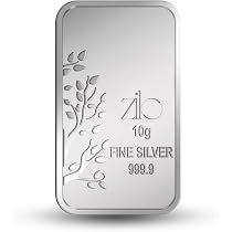 ZILO JEWELS 5 Gram Silver Coin - 999 Fine Silver | Laxmi Ganesh