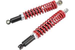 ITONASH 2Pcs 350mm Shock Absorbers with 8mm High Performance Springs, 10mm Inner Hole Diameter for to Dirt Pit Bike ATV Quad Scooters, Ideal for Replacing, Refurbishing