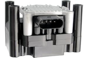 Globalautoparts Bobine d'allumage 0221603009, 030905106, 032905106, 032905106B, 032905106D, 032905106E pour A1 A2 A3 A4, 1.0, 1.2, 1.4, 1.6, 1.8, 2.0