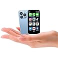 Mini Phone,Mini Smartphone for Kids,3.0" HD Screen, 2GB RAM + 16GB ROM,Face ID,Tiny,Compact WIFI Backup Mobile Phones for Kids World's Smallest Phone-Blue