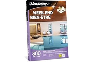 Wonderbox - Coffret Cadeau - Week-End Bien-ÊTRE – 800 séjours Bien-être : hôtels 3 ou 4*, Multicolore