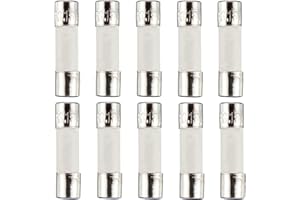HUAREW F3.15AL250V 10 Pcs 5 x 20 mm 0.2x0.78 inch Fast Blow Ceramic Tube Fuses 3.15A 250V