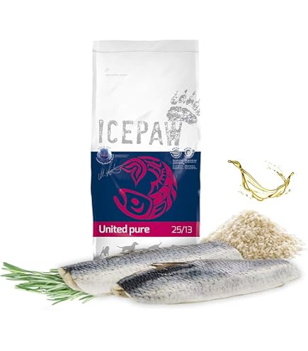 ICEPAW Welpen Trockenfutter – 4x2 Kg, Mit Hering & Reis, Für Welpen & Junghunde