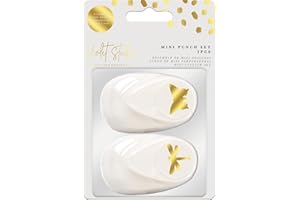 VIOLET STUDIO Mini Punch Set (Pack of 2) - Cuts Out Butterflies & Dragoflies - 1.5cm x 1.5cm - Punches Shapes From Card & Paper Up To 220GSM - Perfect for Cardmaking & Scrapbooking or Creating Your Own Confetti