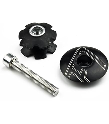 Bucklos Fork BUCKLOS Bike Headset Cap & Star Nut Kit - Fits 1-1/8