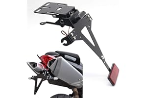 Dasing Motorcycle Registration License Plate Holder Tail Light Motorbike Tail Stop Light Motorcycle Adjustable License Number Plate Frame Holder Bracket For Yzf R1 R3 R6 R15 R25 Fz6 Mt 07