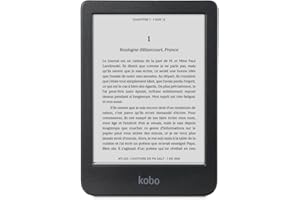 Kobo Jasny BW | eReader | 16" bezdotykowy ekran dotykowy z ComfortLight Pro | Dark Mode Option | Audiobooks | Wodoodporny | 16 GB of Storage | czarny