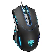HoLife PC Gaming Mouse, [New Version] Gamer Mouse 7200DPI Computer Mouse with Cable, High Precision for Pro Gamers with…