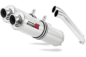 DOMINATOR EXHAUST SYSTEM DL 1000 V-Strom Pot d'échappement Rond Silencieux Dominator Exhaust Racing Slip-on 2002 2003 2004 2005 2006 2007 2008 2009 2010 2011