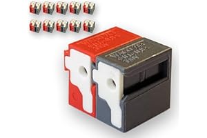 VEIKEN KNX 10 Original EIB Steckverbinder 243-211 - Packung mit 10 Stück - Verbinder für KNX Professional Dauerinstallationen - volle Befestigung ohne Signalverlust - für Großinstallationen