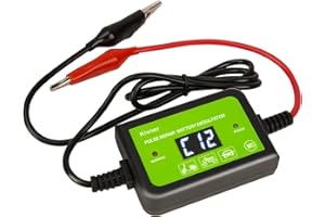 KIVNER Batteriesulfator 12 V/24 V/36 V/48 V Automatisch – Impulsregenerator, kompatibel mit Auto/Motorrad/Solar bis zu 200 Ah, verlängert die Lebensdauer der Batterien KVN-BTF48-70