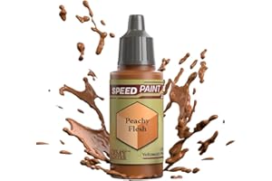 The Army Painter Speedpaint Peachy Flesh 2.0, Single Modellbau Acrylfarbe 18ml Einschichtige Lackierlösung Für Fantasy Tabletop Miniatures Like Warhammer 40k Figuren und DnD Miniatures