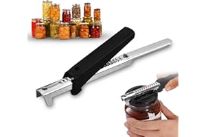 KQLHLHDYZ Abridor de latas ajustable para artritis sin esfuerzo, Abre Latas Multifuncional para manos débiles personas mayores