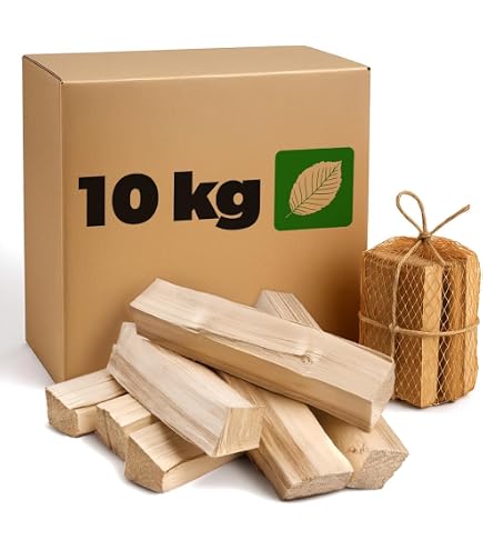 Lot De 5 Sacs X 3 Kg Allume-Feu Cheminée, Poêle Et Barbecue - Bois Flotté Naturel En Sac Filet, Sec Et Prêt à L'Emploi