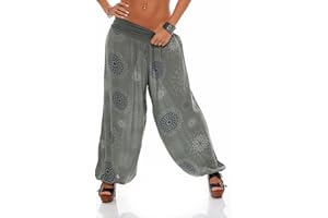 malito more than fashion ito Bombacho con Veraniego diseño Boyfriend Pantalón Sudadera Baggy 7181 Mujer Talla Única