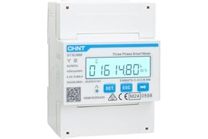 LIVE4 FUTURE CHINT DTSU666 Contatore di energia intelligente elettronico trifase DIN35mm 5(80) A a connessione diretta con interfaccia RS485, conforme a Modbus RTU, certificato MID