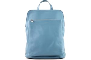 Superflybags Donna Borsa a Spalla/Zaino in vera Pelle Modello CALTANISETTA 38x29x16 Made in Italy