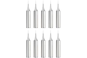 Ronoza 10 sztuk grotów lutowniczych, reaktywator 900 M-T-I 0,5 mm, końcówka do lutownicy z rdzeniem miedzianym i platerowaniem, stacja lutownicza (bez ołowiu)