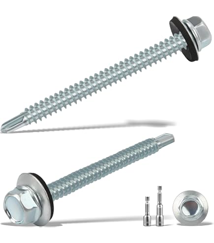 Vis Autofiletante CELO 5,5 X 50 Mm – Lot De 250 – Zinguées – Pour Tôle Et Bois
