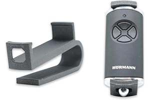 COVIC 3D Sonnenblenden Halterung passend für Hörmann Handsender HSE 4BS, Mount/Clip für Sonnenblende (Schwartz)