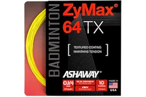 Ashaway ZyMax 64 TX - Set di corde da badminton, colore: Giallo