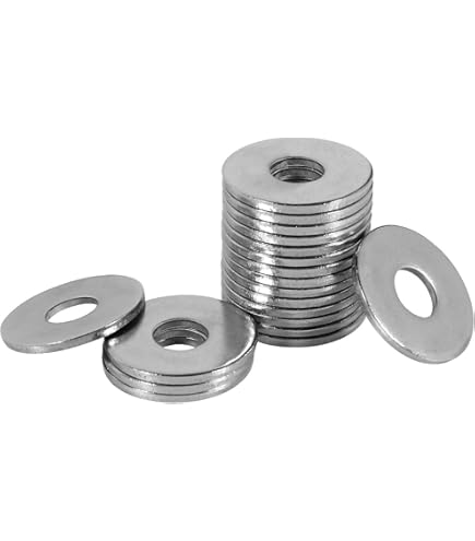 60 stuks sluitringen M10, HOLMOL M10 x 30 mm carrosserieschijven, 304 sluitringen roestvrij staal, sluitringen 10 mm voor schroeven, platte carrosserieschijf voor schroeven en bouten