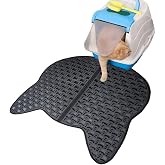 BYENS Kedi Kumu Paspası Kedi Tuvalet &Ouml;n&uuml; Paspası Elekli Paspas Tuvaleti Mama Kum Halısı Yıkanabilir (70x75)