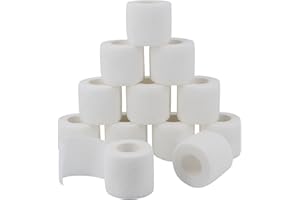 Nutoko 12 Rolls Venda Cohesiva Venda Cinta Bendaje Adhesiva 5CM X4.5M Vendaje Autoadhesivo Deportiva Tape Elástico Adhesiva Impermeables Cinta Autoadhesiva para Manos, Pie, Rodillas Esguinces