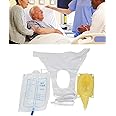 Urine Collector for Men, Reusable Urine Bag for Men, Breathable Adjustable Urine Collector, Portable Wearable Male Drainage Urine Bag with 1000 Ml Bags for Elder Men Type