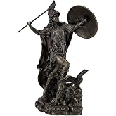 Veronese Design Athena Yunan bilgelik Tanrı&ccedil;ası &amp; Savaş atma Javelin, bronz Finish heykel