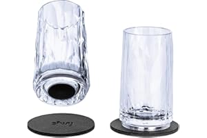 SILWY EINFACH ANZIEHEND. silwy® Occhiali magnetici in plastica ad Alta Tecnologia Shot incl. Cuscinetti in Metallo Nano-Gel (Set di 2)