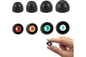 HSUPEZ 4 pary zatyczek do uszu do Sony WF-1000XM5 Wireless True Headphones, wymienne zatyczki do uszu Sony Ear Piece, In-Ear Noise Cancellation, zatyczki do uszu, zamiennik do WF-1000XM5 Fit Charging Case