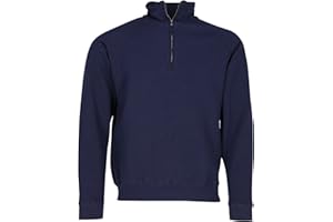 Fruit of The Loom Herren Sweater-Fleece-Pullover mit Viertelreißverschluss (Größe S-XXL) Pullover